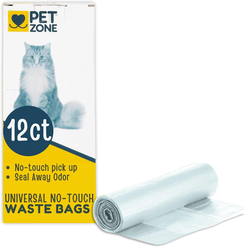 Pet Zone Smart Scoop Semi Automatic Self Cleaning Cat Litter Box, 6 Bags