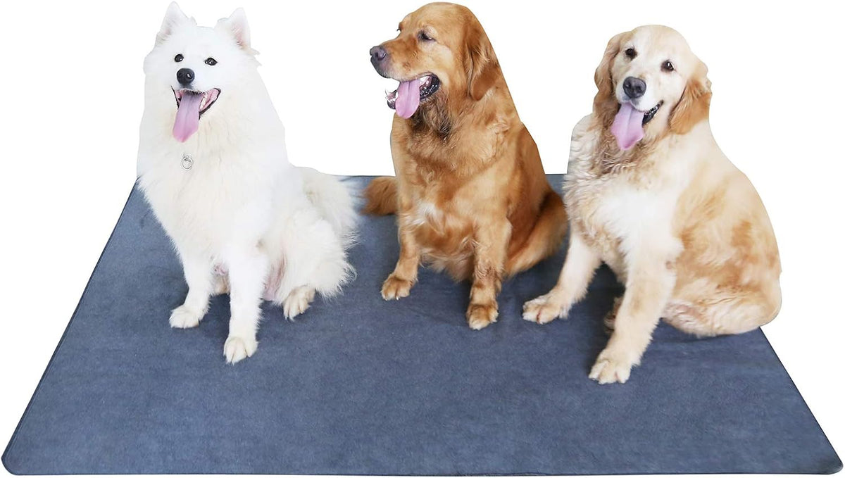 Non-Slip Dog Pad 72"x72", Washable Pee Pad Waterproof for Training, Whelping