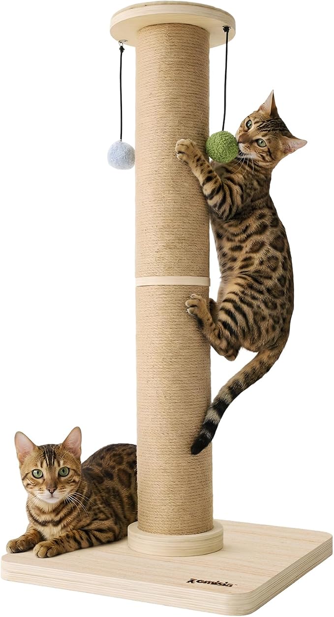 35'' Tall Cat Scratching Post for Indoor Cats Adults