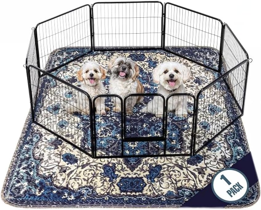 PUPIBOO Washable Pee Pads for Dogs and Cats - Super Absorbent Reusable Puppy Training Pads - 100% Waterproof, Leak-Proof & Non-Slip Whelping Pads for Pet Housebreaking