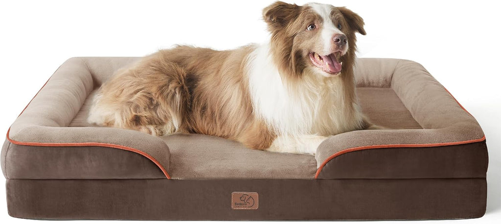 Bedsure Orthopedic Dog Bed Medium Washable Original Design, 28" Grey