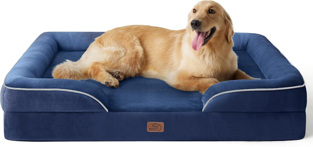 Bedsure Orthopedic Dog Bed Medium Washable Original Design, 28" Grey