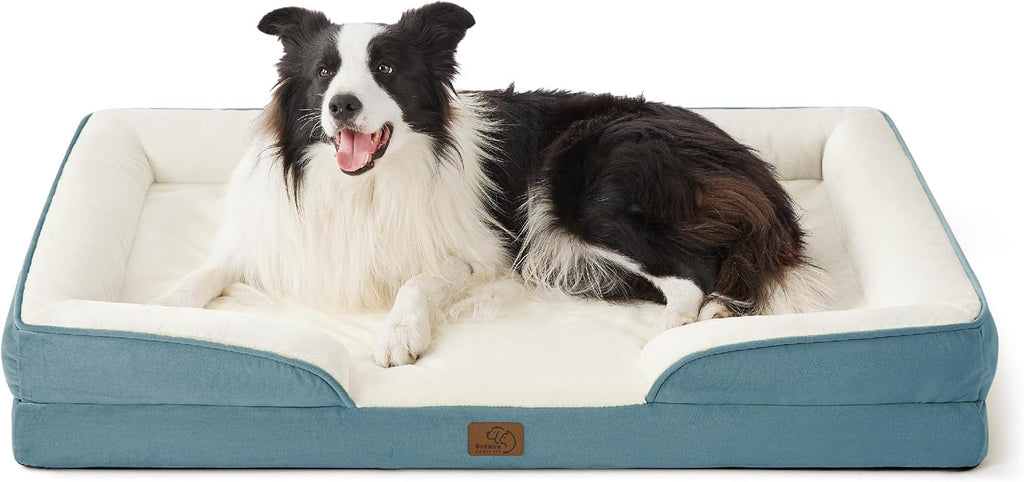 Bedsure Orthopedic Dog Bed Medium Washable Original Design, 28" Grey