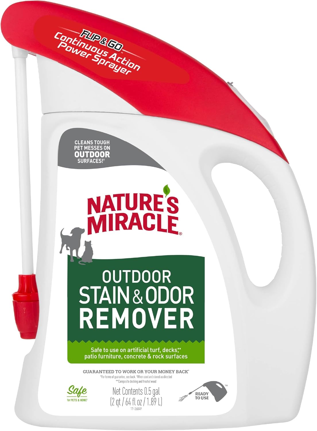 Nature’s Miracle Dog Stain & Odor Remover, Enzymatic Cleaner, 170 oz Refill