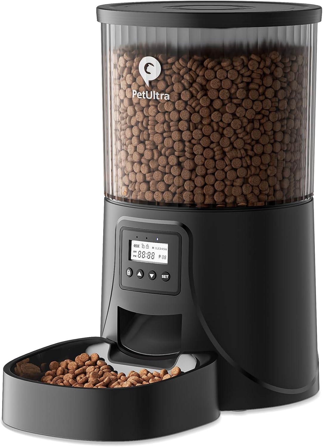 Automatic Cat Feeder: 4L Timed Cats Food Dispenser Programmable
