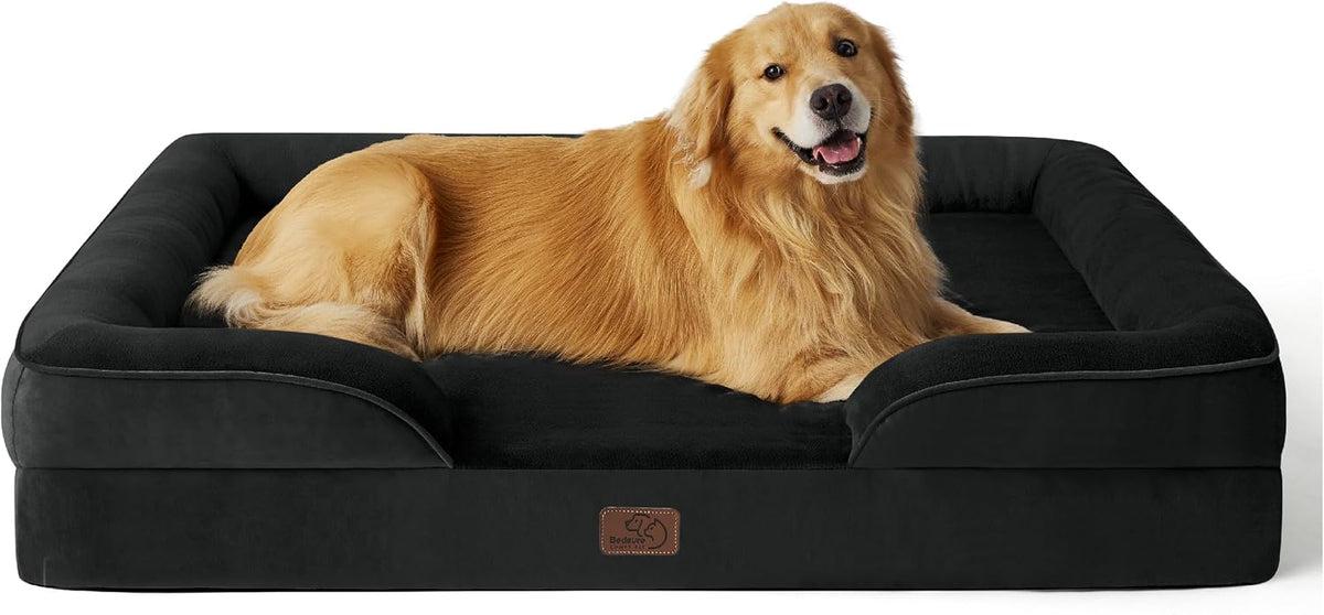 Bedsure Orthopedic Dog Bed Medium Washable Original Design, 28" Grey