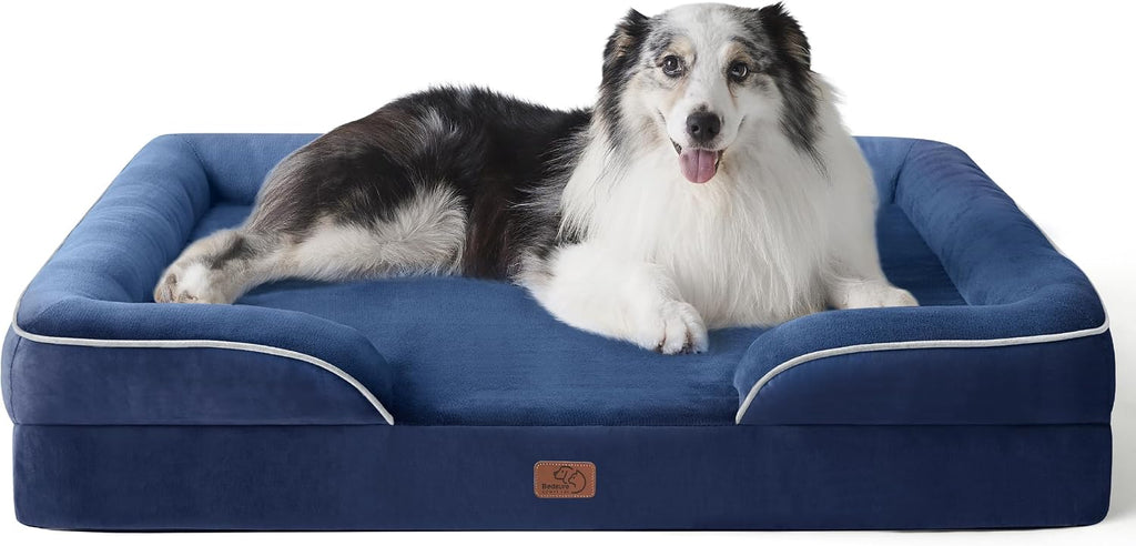 Bedsure Orthopedic Dog Bed Medium Washable Original Design, 28" Grey