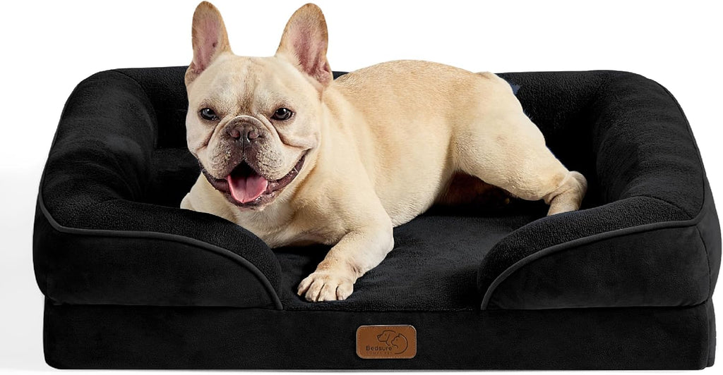 Bedsure Orthopedic Dog Bed Medium Washable Original Design, 28" Grey
