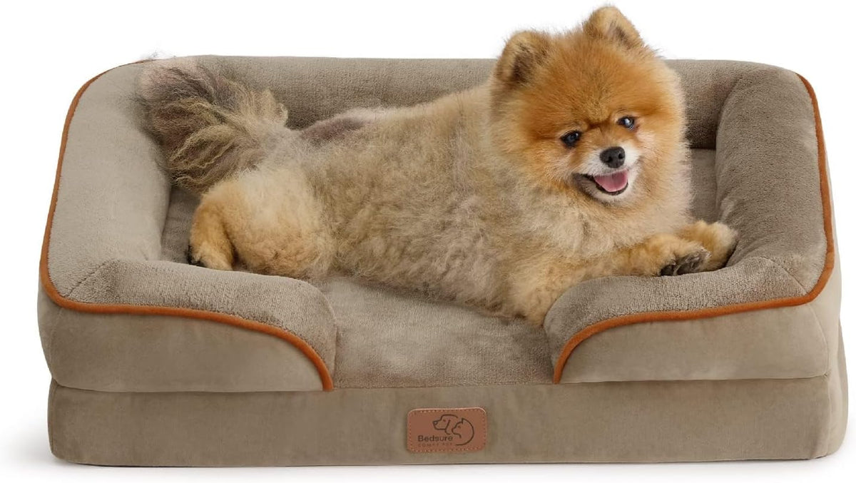 Bedsure Orthopedic Dog Bed Medium Washable Original Design, 28" Grey