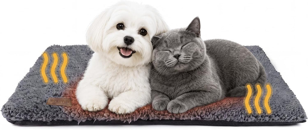 Mora Pets Self Warming Cat Bed Self Heating Cat Dog Mat Pet Pad Extra Warm