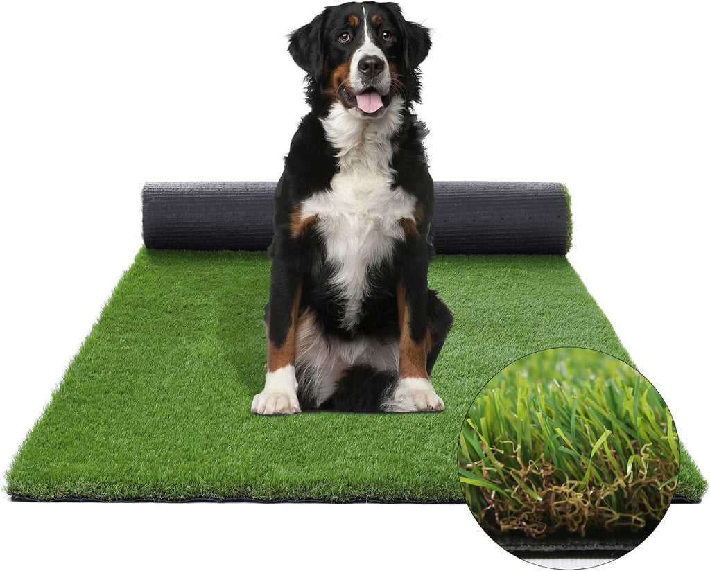 Large Artificial Grass Pad for Dogs Potty, Extra Soft Thick Turf for Indoor Outdoor Patio Balcony, 4 FT X 6 FT