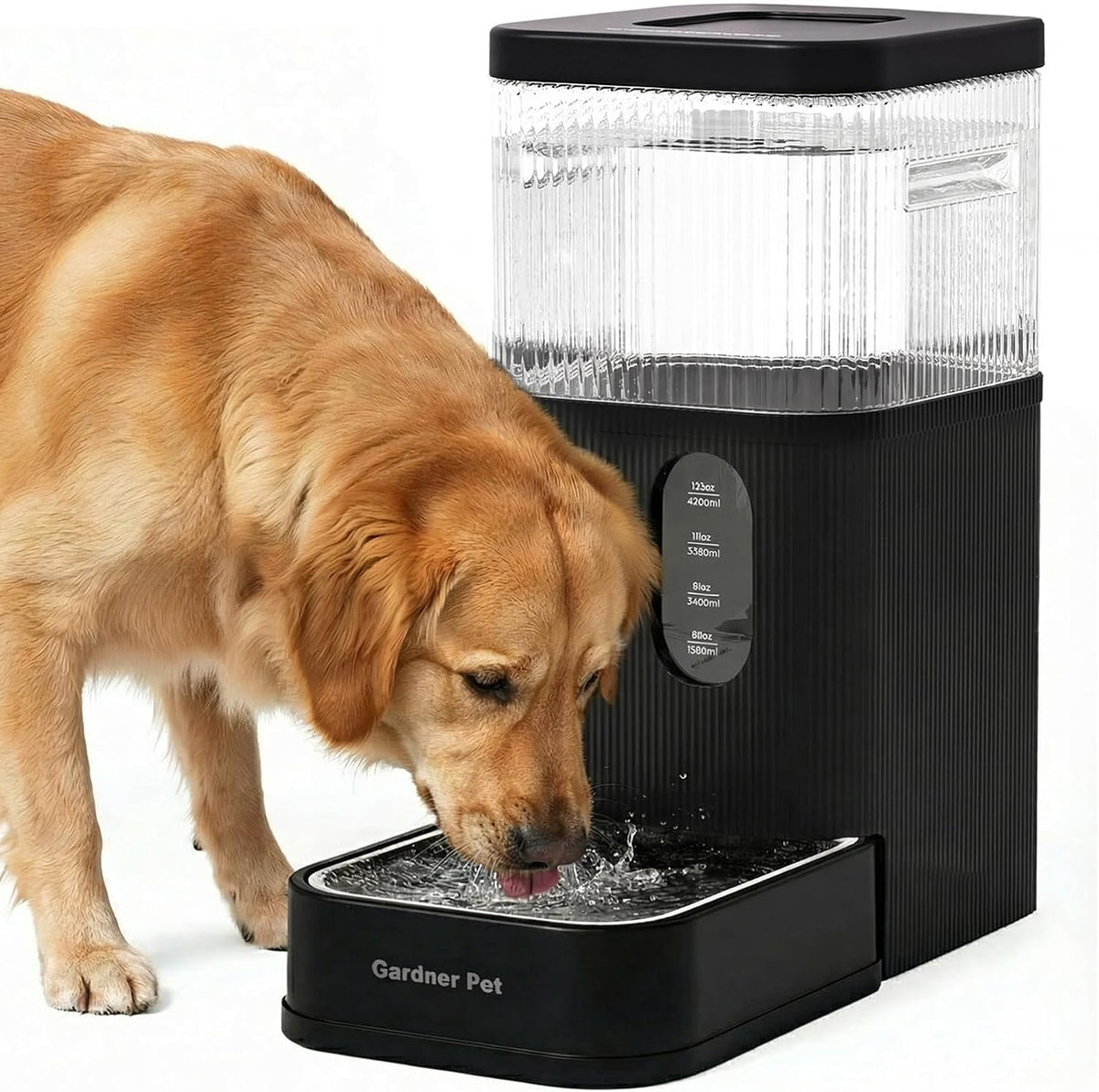 2.2 Gallon Automatic Dog Water Dispenser with Stainless Steel Bowl