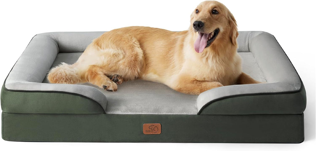 Bedsure Orthopedic Dog Bed Medium Washable Original Design, 28" Grey