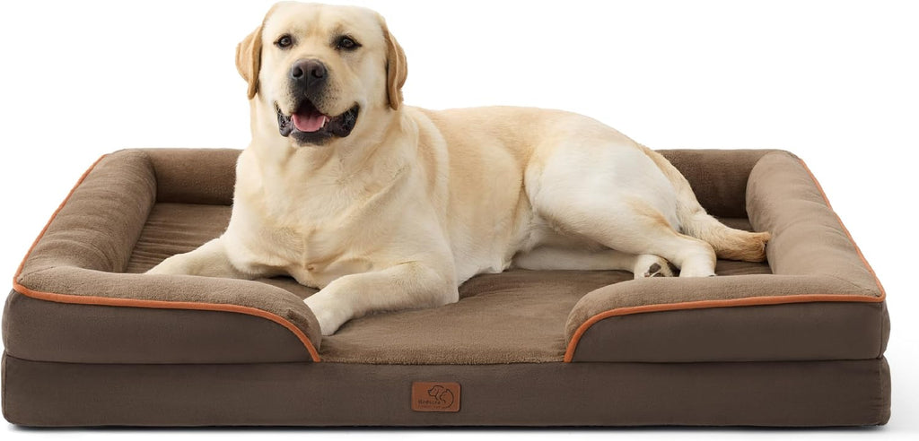Bedsure Orthopedic Dog Bed Medium Washable Original Design, 28" Grey