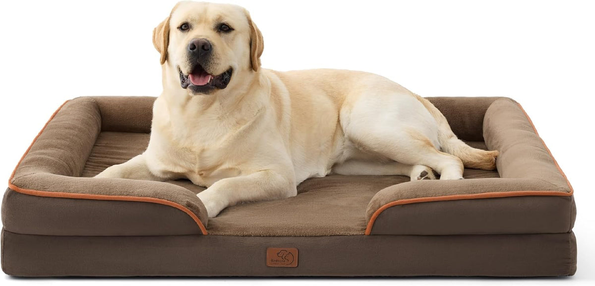 Bedsure Orthopedic Dog Bed Medium Washable Original Design, 28" Grey