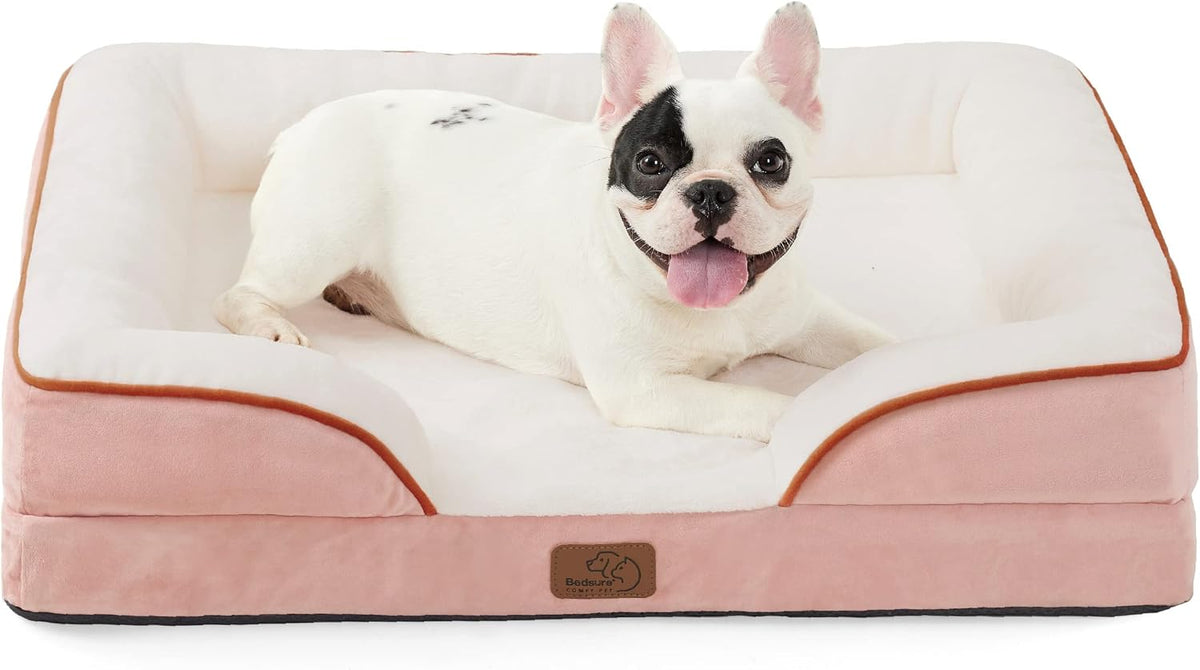 Bedsure Orthopedic Dog Bed Medium Washable Original Design, 28" Grey