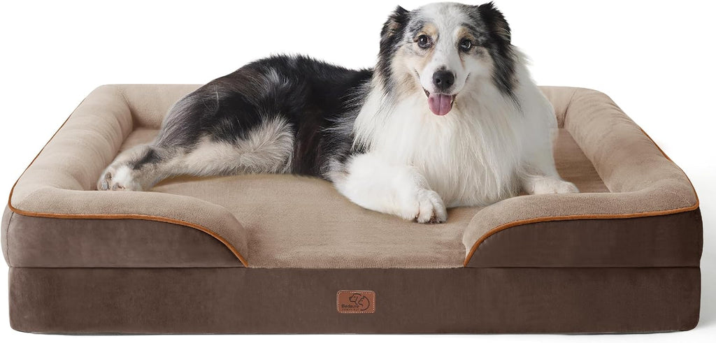 Bedsure Orthopedic Dog Bed Medium Washable Original Design, 28" Grey