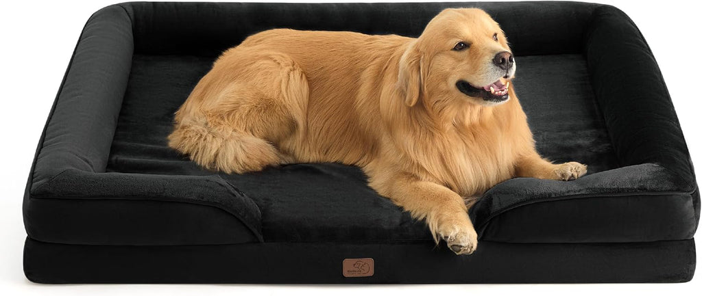 Bedsure Orthopedic Dog Bed Medium Washable Original Design, 28" Grey