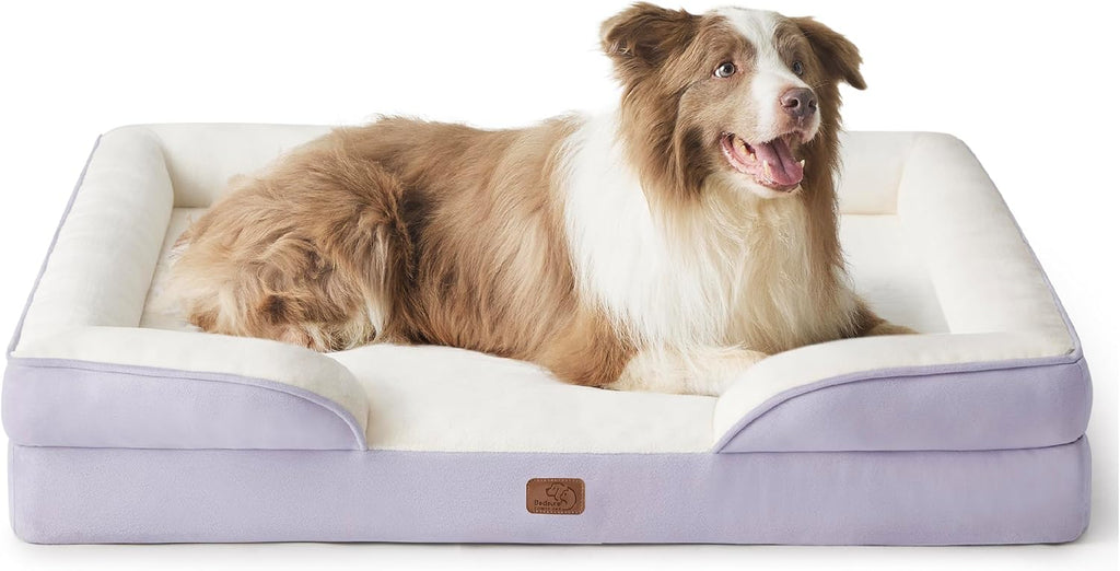 Bedsure Orthopedic Dog Bed Medium Washable Original Design, 28" Grey