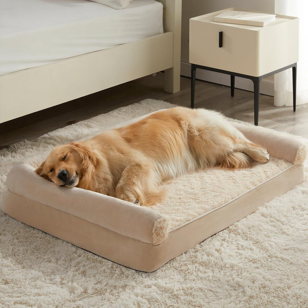 Orthopedic Washable Large Dog Bed for Senior Dog Comfy Sleep