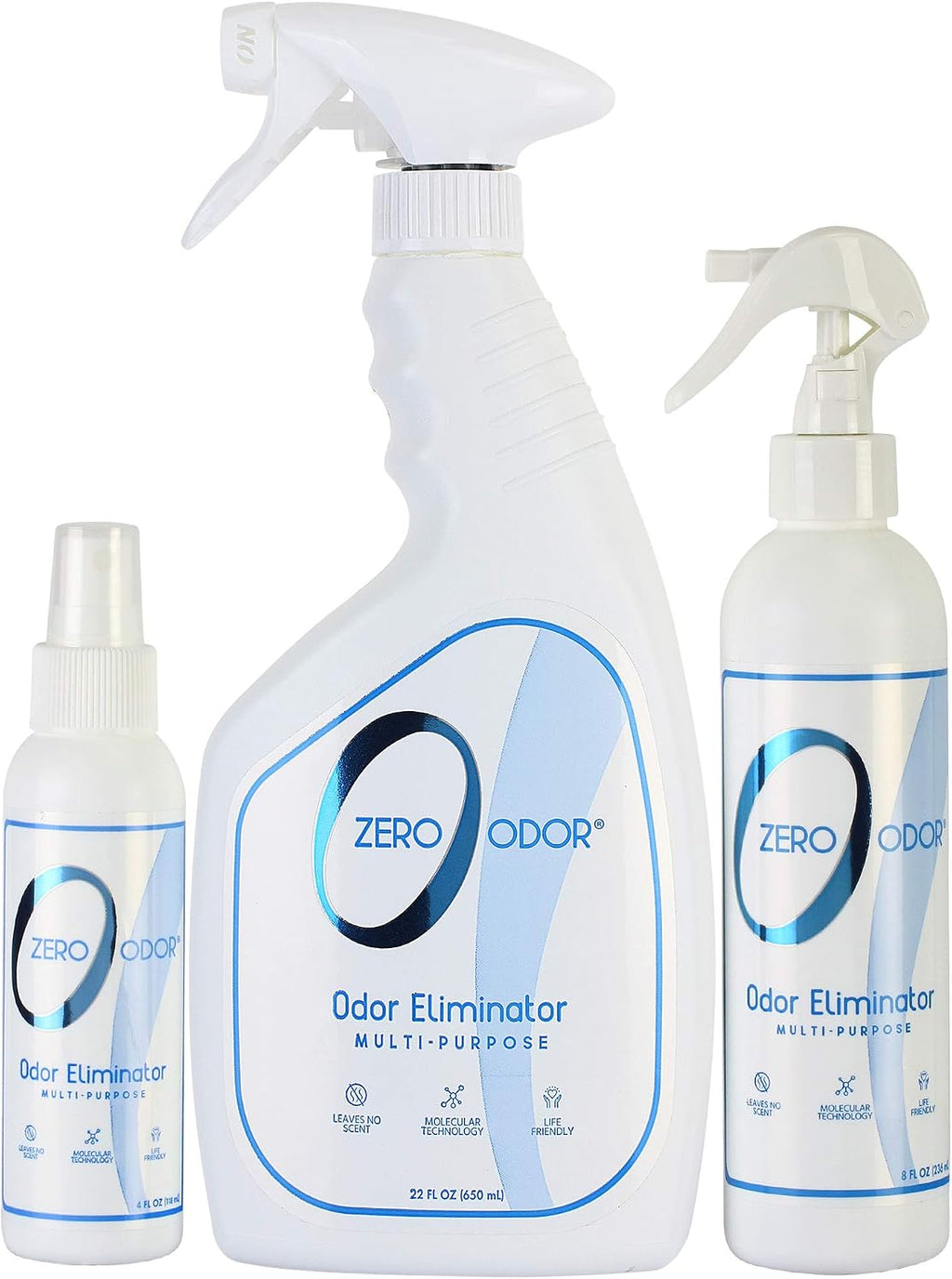 Zero Odor - Multi-Purpose Strong Odor Eliminator for Home, Office, Car, Bathroom, Hotel, Room Deodorizer, and Odor Neutralizer, 64oz Refill