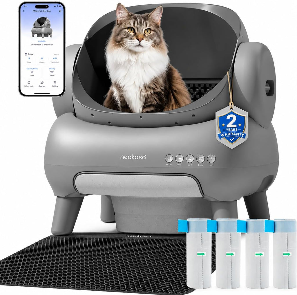 Neakasa M1 Plus Self-Cleaning Litter Box Bundle with 2-Year Protection Plan