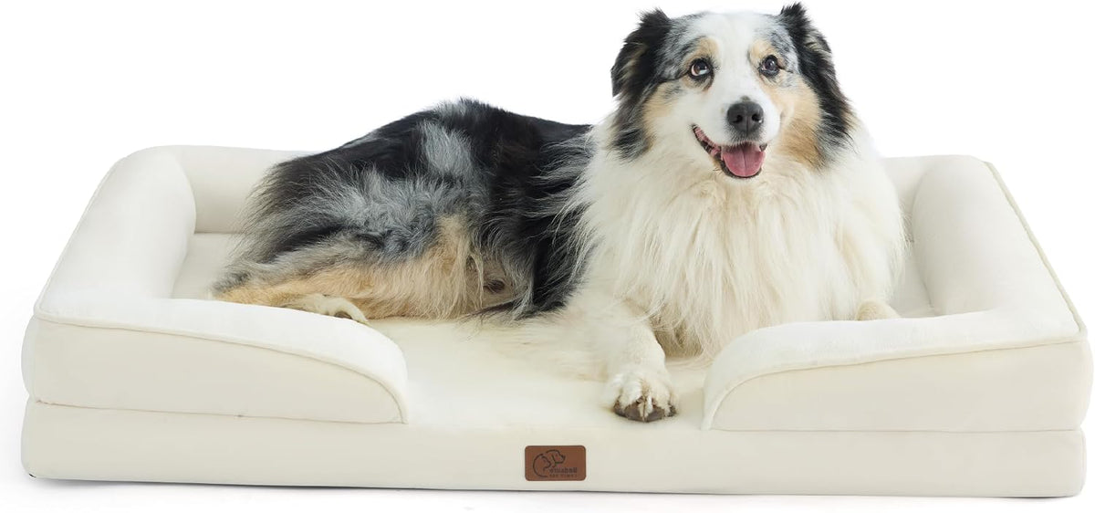 Bedsure Orthopedic Dog Bed Medium Washable Original Design, 28" Grey