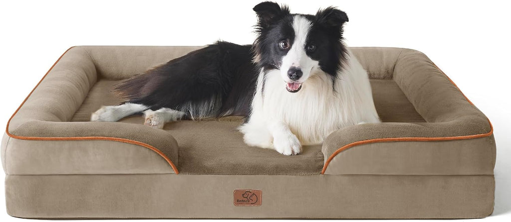 Bedsure Orthopedic Dog Bed Medium Washable Original Design, 28" Grey
