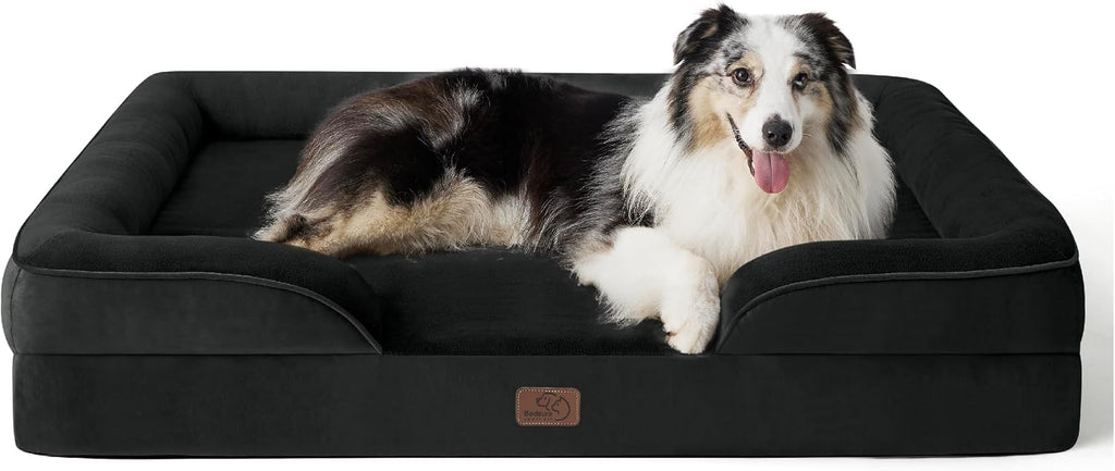 Bedsure Orthopedic Dog Bed Medium Washable Original Design, 28" Grey