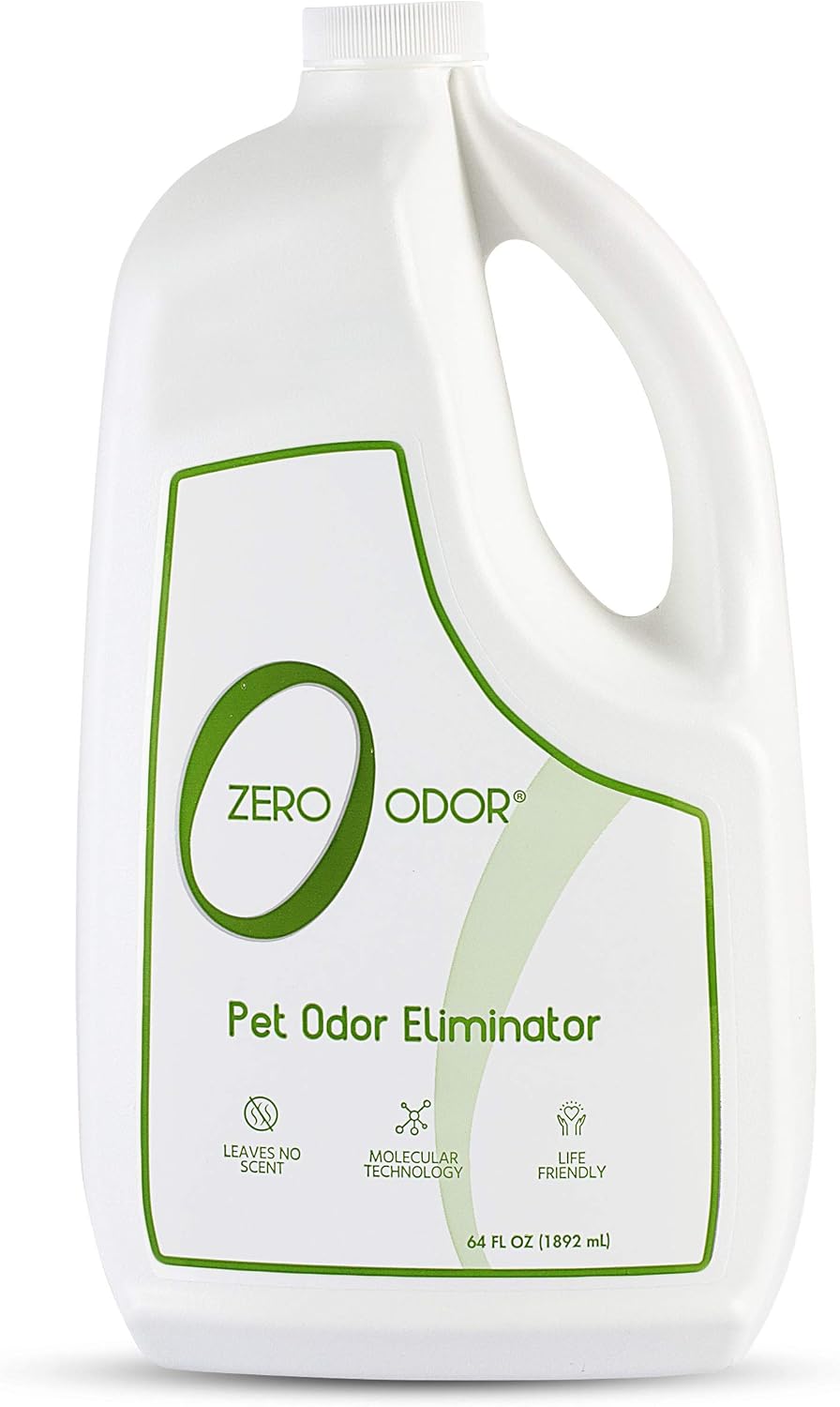 Zero Odor Pet Odor Eliminator, Air and Surface Odor Remover for Carpet, Furniture, and Pet Beds, Trigger Spray, 16 fl oz (Pack of 2)