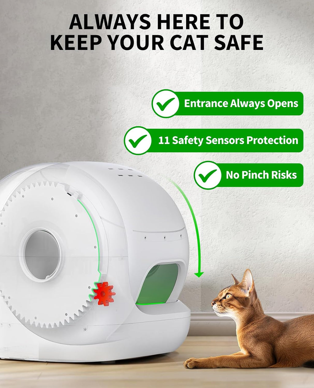 PETKIT PuraMax 2 Odor Free Automatic Cat Litter Box,with 2-Year Coverage