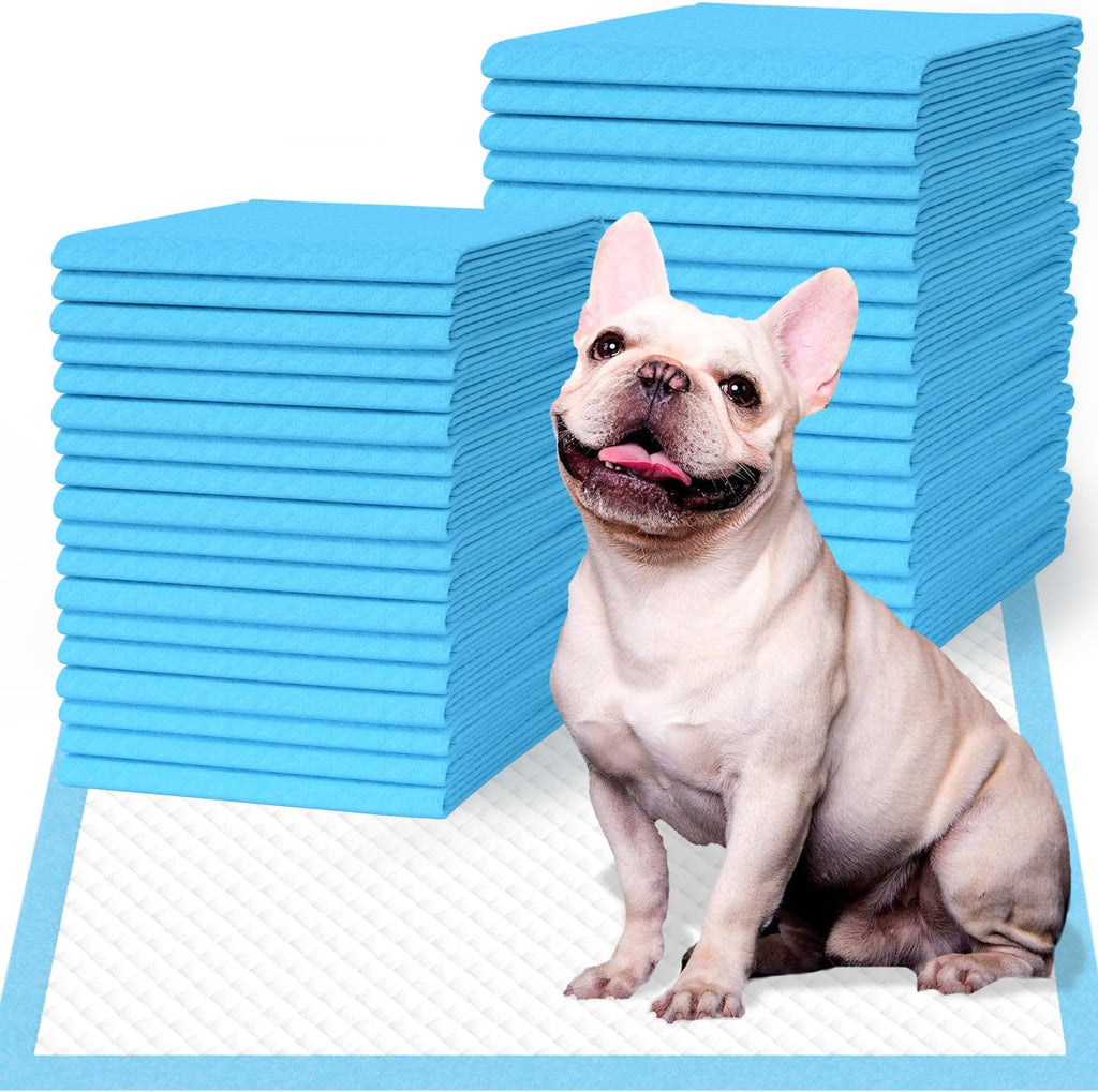 100 Count Large Dog & Cat Puppy Pee Pads - 28"x30" Absorbent Potty Training Pads | Leakproof Quick-Dry Disposable Pet Pads for Puppies, Dogs & Cats | Indoor, Outdoor, Litter Box, Housebreaking Use