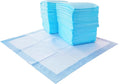 Basics Scented Dog and Puppy Potty Training Pee Pads, 5-Layer Leak-Proof Super Absorbent with Quick-Dry Surface, Regular Size 22 x 22 Inch, Blue & White, 100 Count
