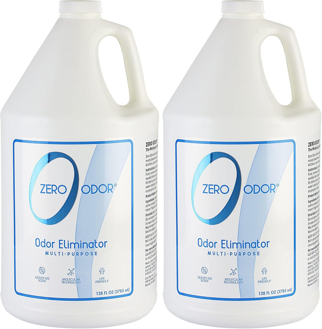 Zero Odor - Multi-Purpose Strong Odor Eliminator for Home, Office, Car, Bathroom, Hotel, Room Deodorizer, and Odor Neutralizer, 64oz Refill