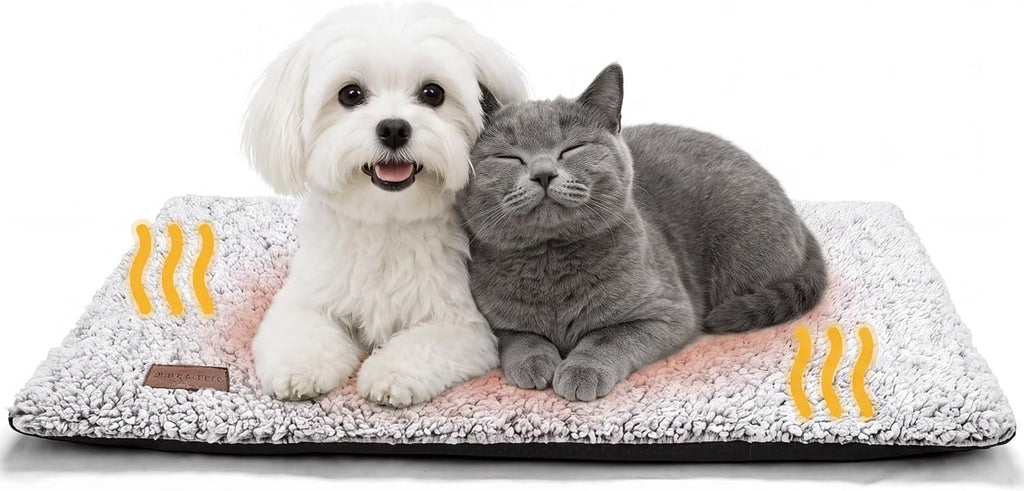 Mora Pets Self Warming Cat Bed Self Heating Cat Dog Mat Pet Pad Extra Warm