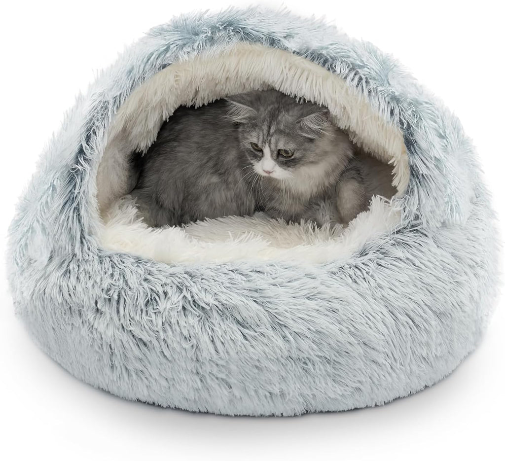 Cat Bed, Cat Beds for Indoor Cats with Covered Hooded
