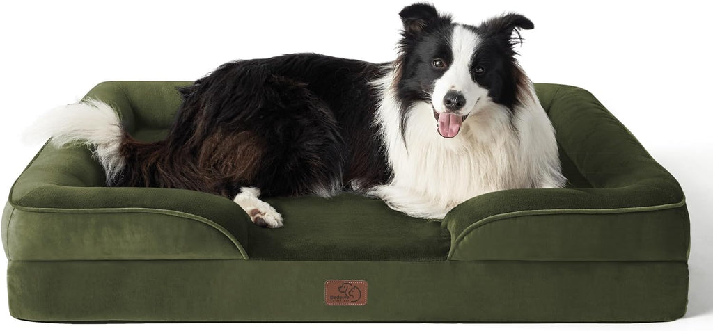 Bedsure Orthopedic Dog Bed Medium Washable Original Design, 28" Grey
