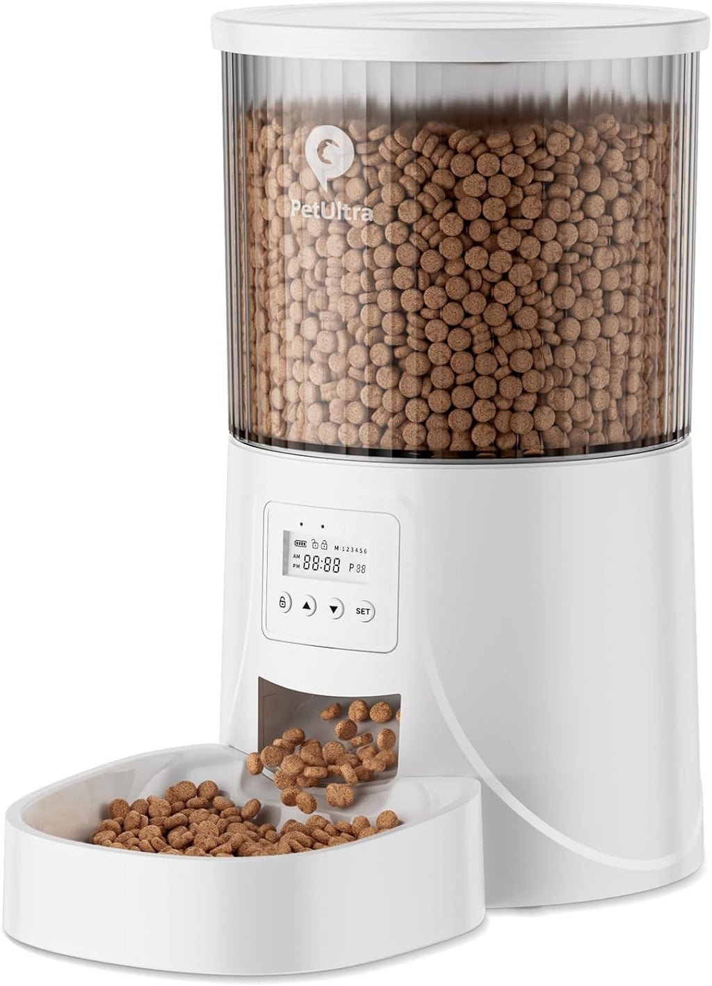 Automatic Cat Feeder: 4L Timed Cats Food Dispenser Programmable