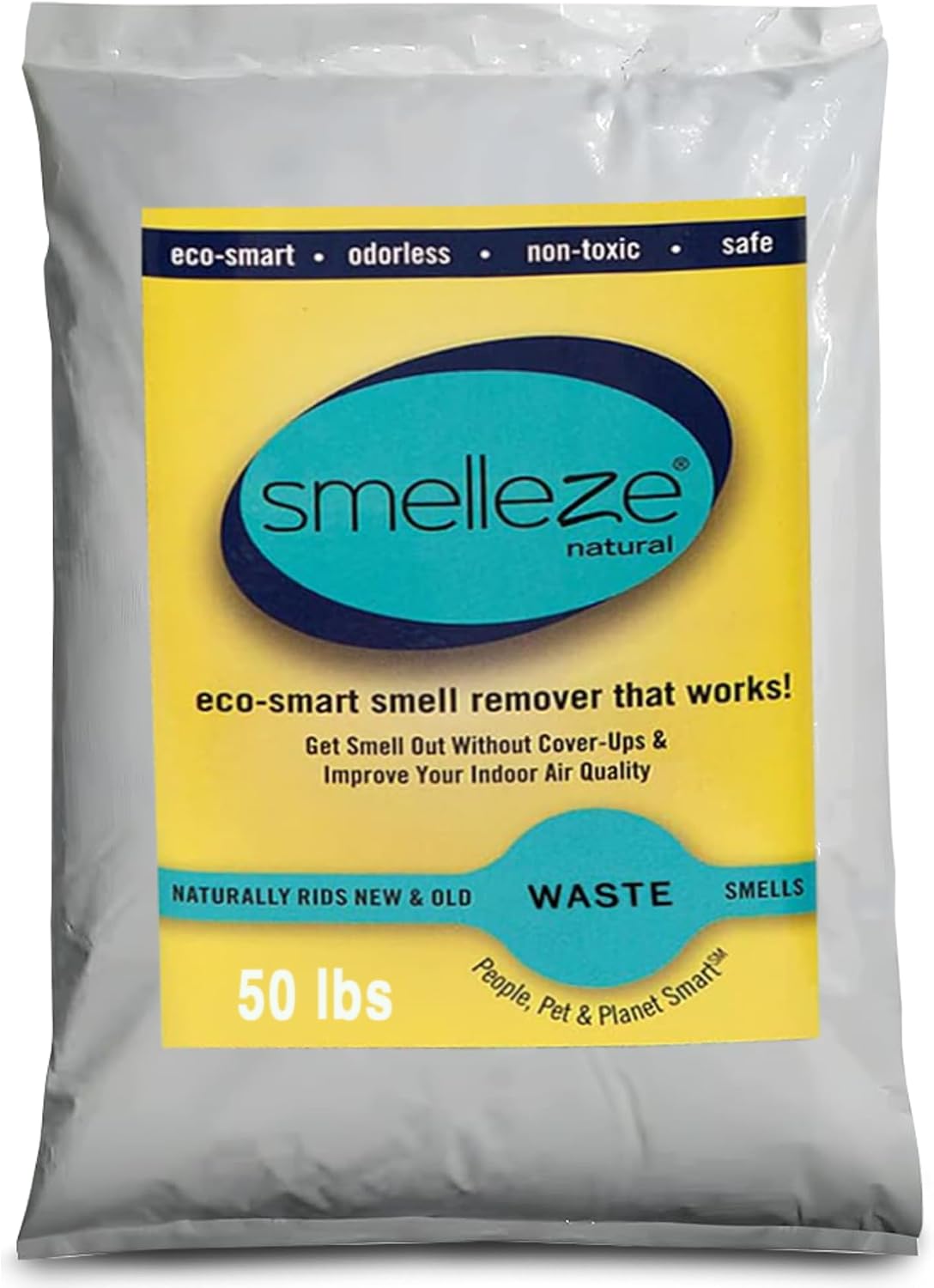 SMELLEZE Animal Waste & Manure Smell Removal Granules - 50 lb. Bag