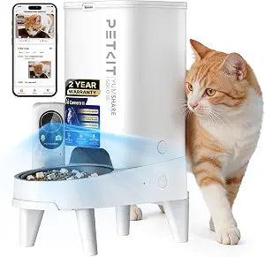 PETKIT Upgraded Multi-Cat Recognition Automatic Cat Feeder with Camera
