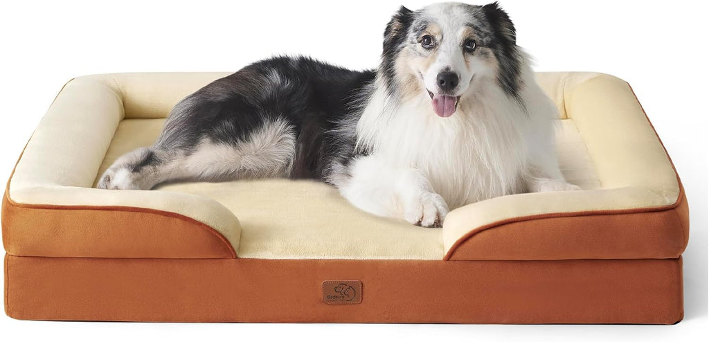 Bedsure Orthopedic Dog Bed Medium Washable Original Design, 28" Grey