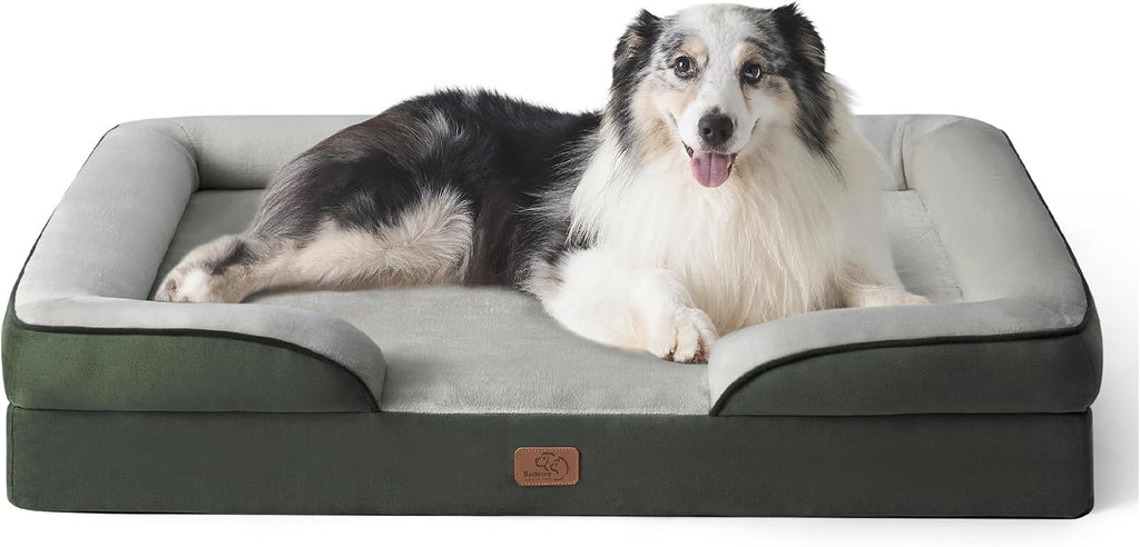 Bedsure Orthopedic Dog Bed Medium Washable Original Design, 28" Grey