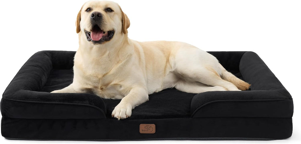 Bedsure Orthopedic Dog Bed Medium Washable Original Design, 28" Grey
