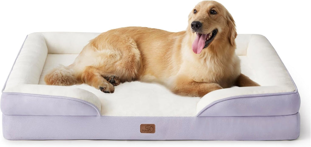 Bedsure Orthopedic Dog Bed Medium Washable Original Design, 28" Grey