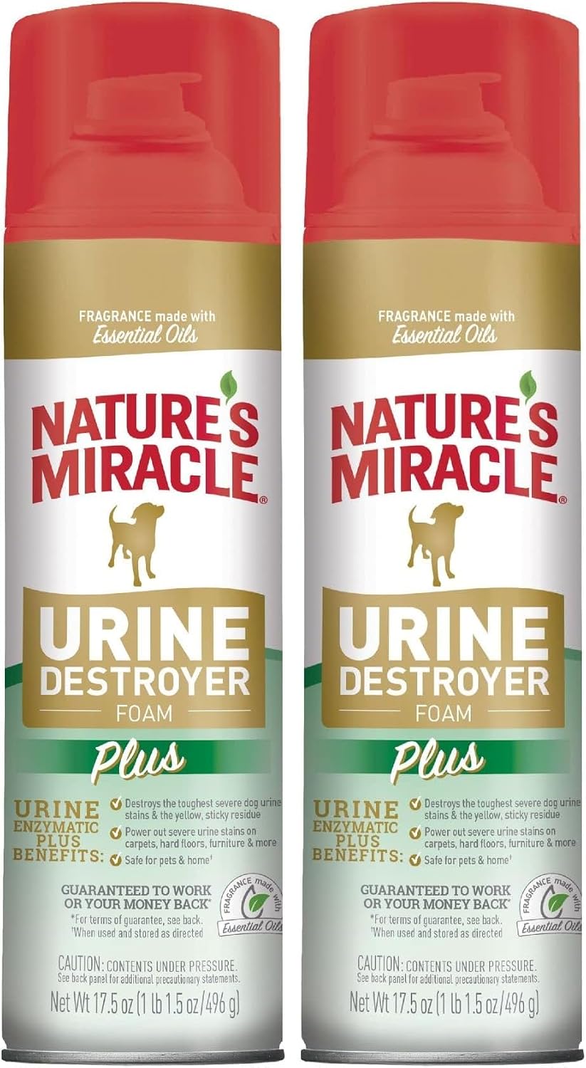 Nature's Miracle Dog Urine Destroyer Plus, Enzymatic Cleaner, 1 gal