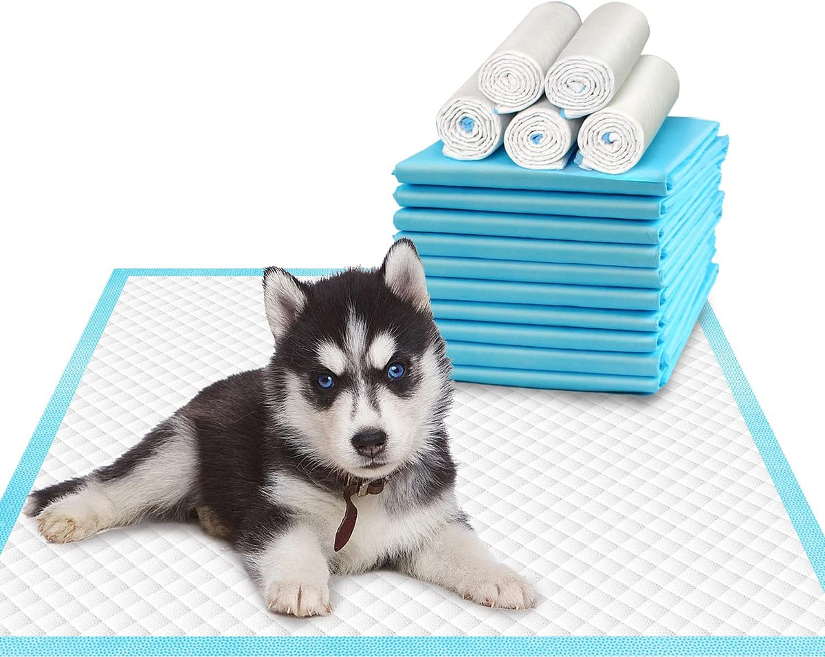 DEEP DEAR Extra Large Dog Pads 30"x26" (40 Count), Thicker Pet Training and Puppy Pads, Super Absorbent Pee Pads for Dogs, Leakproof Dog Potty Training Pads for Puppies, Cats, Rabbits, Pet Pee Pads XL