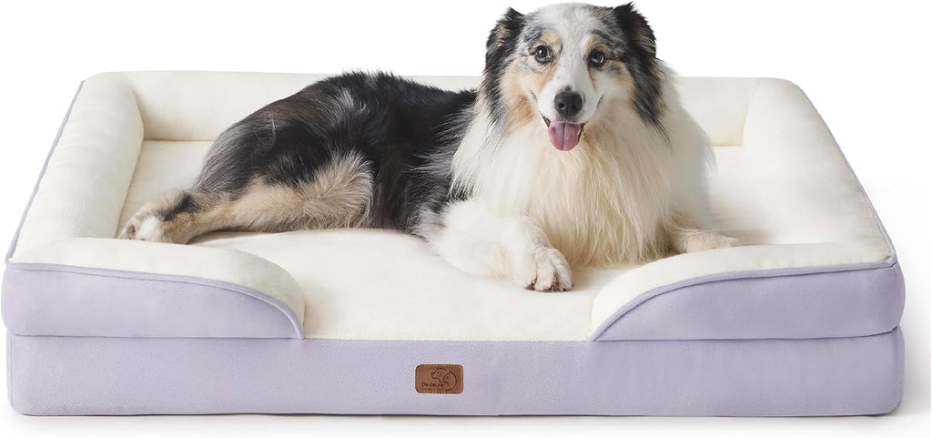 Bedsure Orthopedic Dog Bed Medium Washable Original Design, 28" Grey