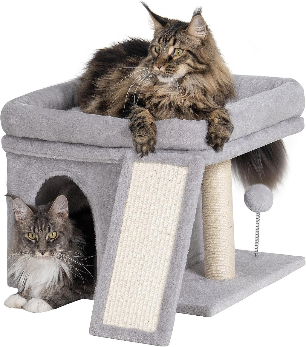 Cat Tree for Large Cats, 20x16.5 Perch Bed for Adult Senior Cats