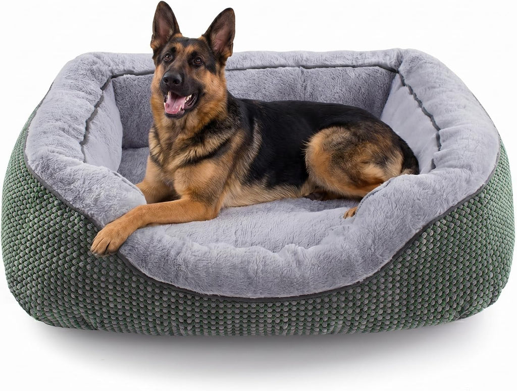 Small Dog Bed for Small Dogs, Cat Beds for Indoor Cats Washable, Orthopedic Dog Bed, Warming Soft Calming Sleeping Puppy Bed Durable Pet Bed with Anti-Slip Bottom S(20"x19"x6")