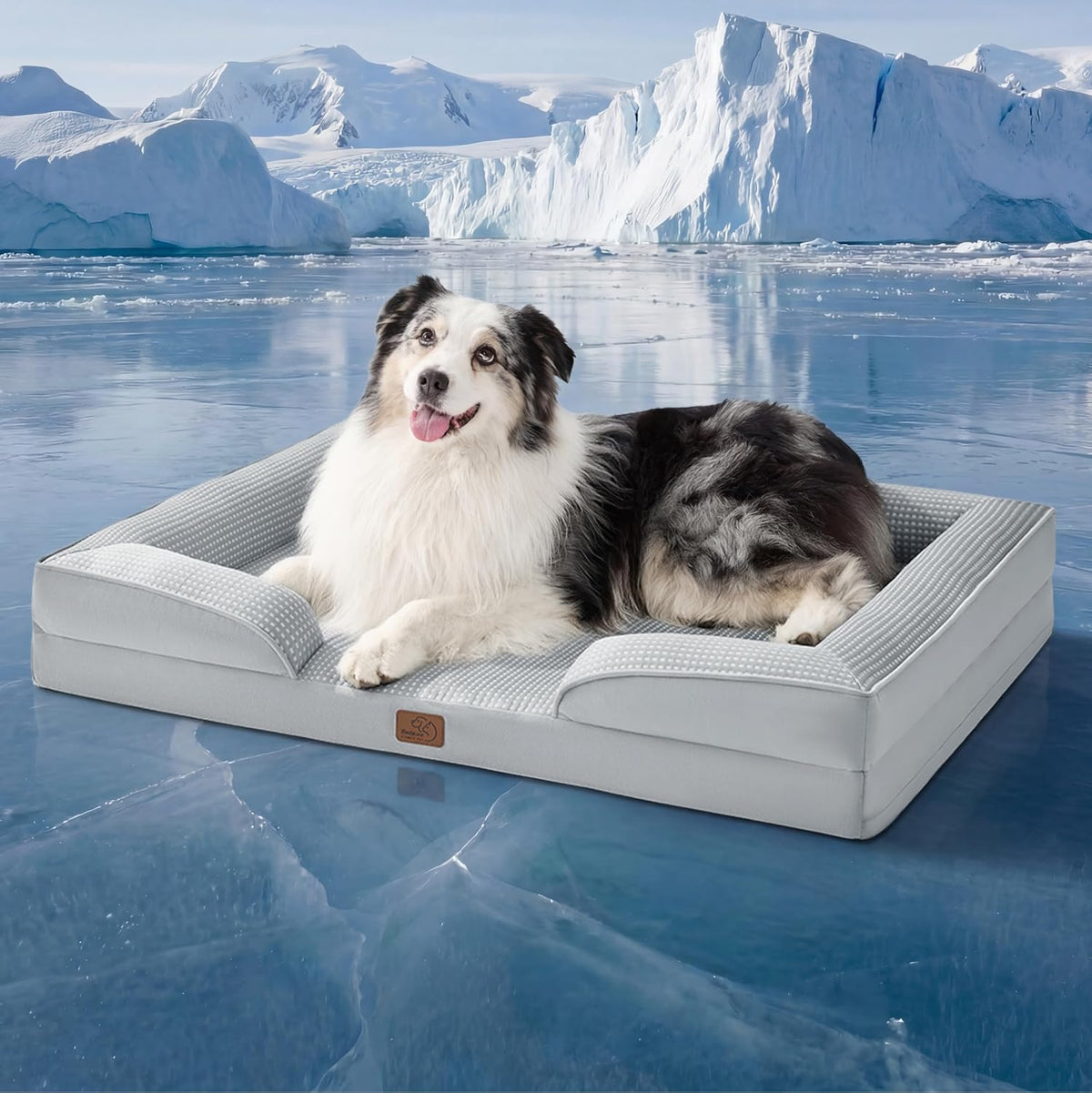 Bedsure Orthopedic Dog Bed Medium Washable Original Design, 28" Grey